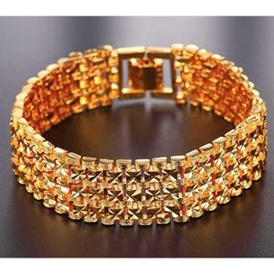 Mens "Heisenberg" 18K REAL Gold Plated Bracelet